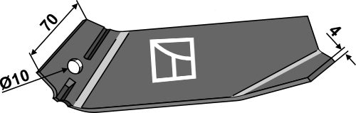 Häuflerschar 210mm - links