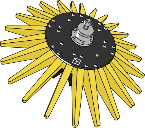 Fingersternelement Ø700mm - mittelhart