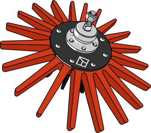 Fingersternelement Ø535mm - hart