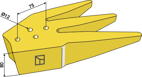 Fingersternsegment Ø950mm - mittelhart