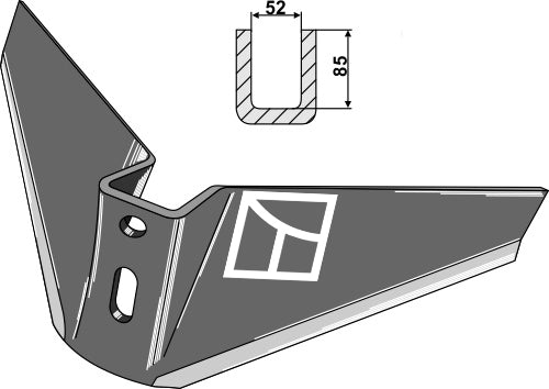 Flügelschar 510mm