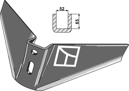 Flügelschar 480mm - Köckerling