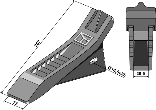 Scharspitze vgl. E08378