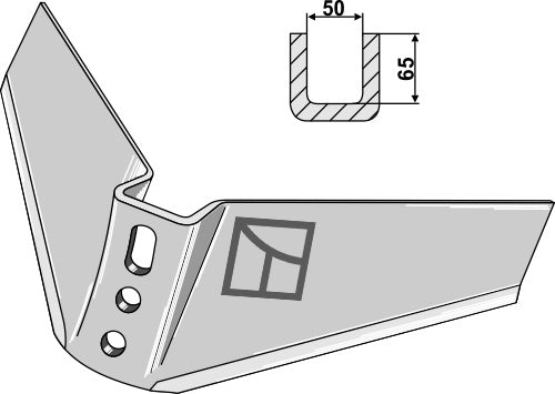 Flügelschar 420mm