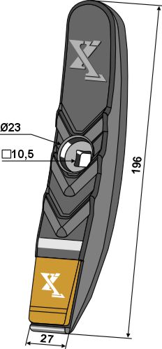 Scharspitze Hartmetall für Güttler Supermax Grubber - Vergleichsnr. 72000368
