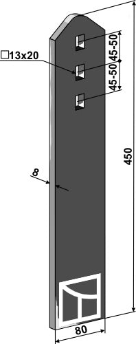 Levelboard / Crossboard 905238 440x80mm