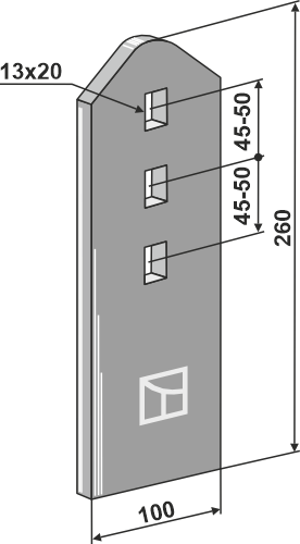 Levelboard / Crossboard 903474 250x100mm