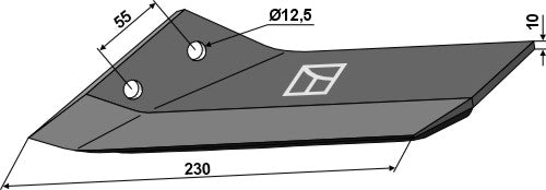 Ersatzflügel - links mit Beschichtung vgl. 3374463