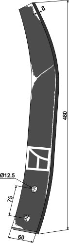 Randleitblech - rechts passend für Bremer