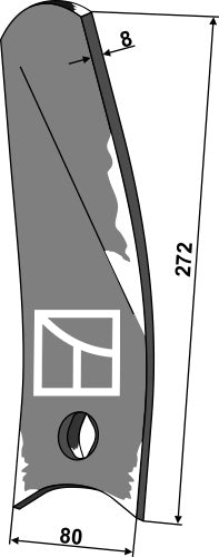 Leitblech - rechts
