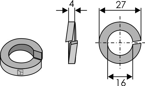 Federring - Ø16