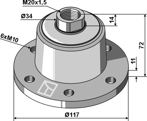 Lager geeignet für Kuhn H2233060
