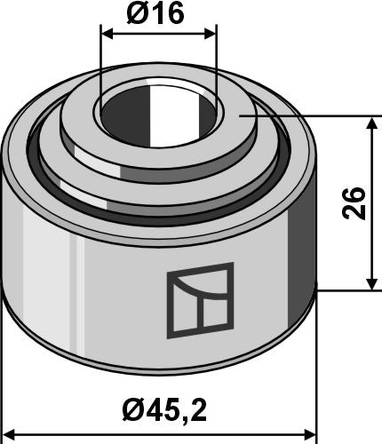 Wälzlager 5204PY3