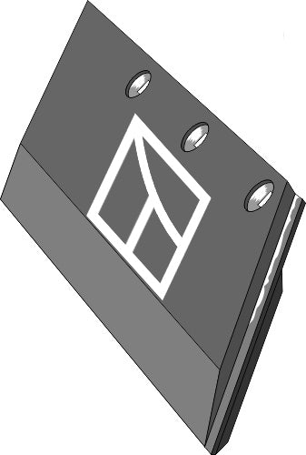 Schar-Hinterteil verstärkt 11x150 SB56P R - rechts vgl. 3352234
