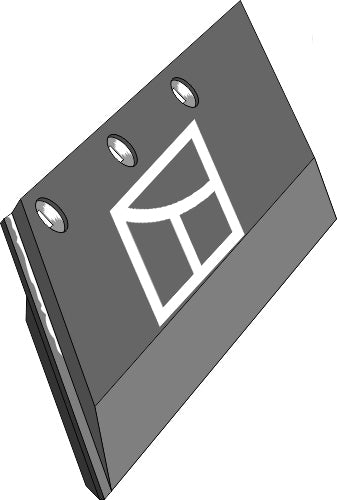 Schar-Hinterteil verstärkt 11x150 SB56P L - links vgl. 3352235
