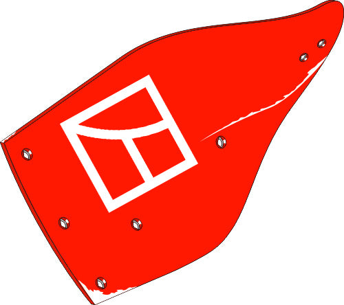 Streichblech-Hinterteil - links vgl. 616139