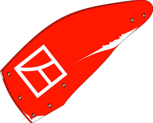 Streichblech-Hinterteil - links vgl. 616243