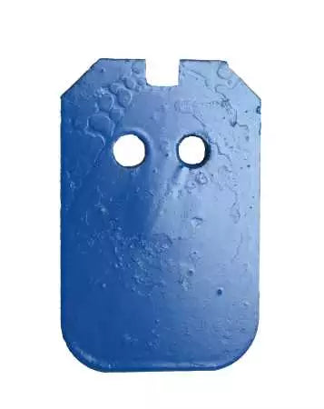 Abstreiferblech 85 x 55 mm - Lemken Gummitrapezwalze GTW vgl. 3492011
