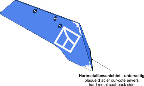 Schnabelschar verstärkt SSP294OP - rechts