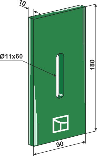 Greenflex Kunststoff-Abstreifer für Abstreifer