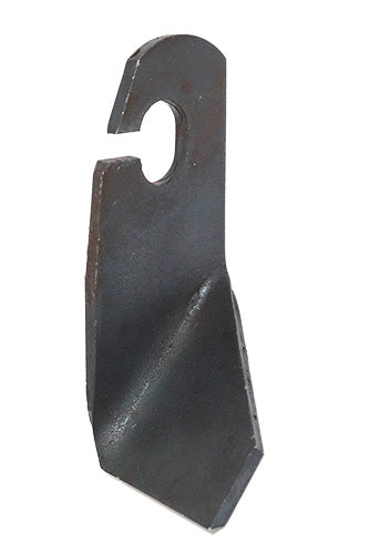 Flügelmesser geschliffen (73x30mm) - linke Ausführung für Amazone Grashopper (Vergleichsnummer 991628)