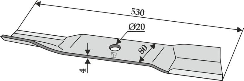 Mähermesser 530mm