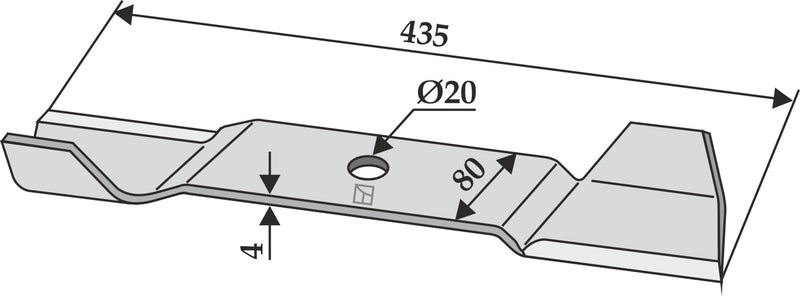 Mähermesser 435mm