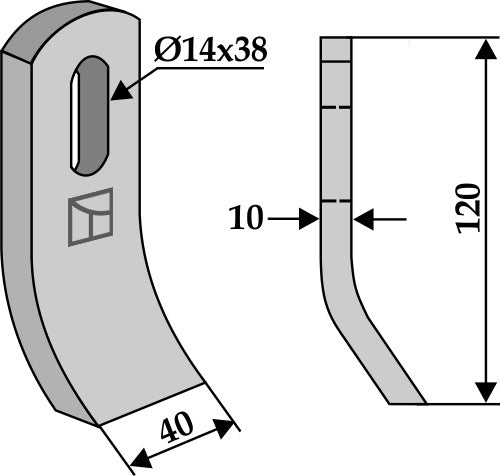 Schlegel 120x40mm