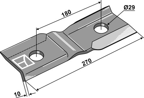 Mähermesser 270mm