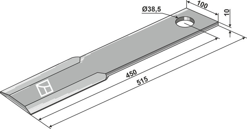 Mähermesser 515mm