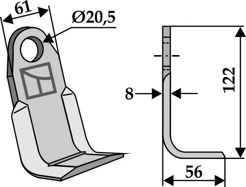 Winkelmesser 122x61mm