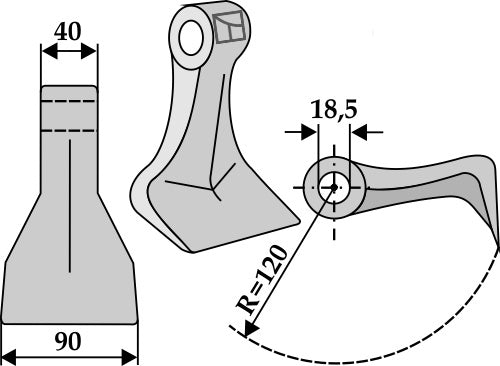 Hammerschlegel 90x40mm