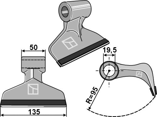 Hammerschlegel 135x50mm - PTA