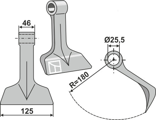 Hammerschlegel 125x46mm