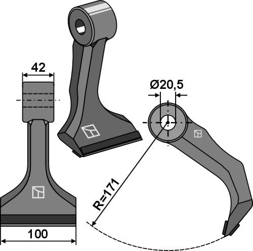 Hammerschlegel 100x42mm - PTA