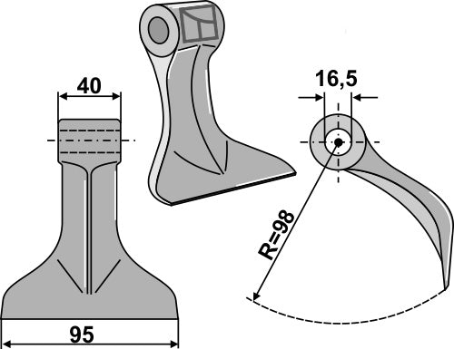 Hammerschlegel 95x40mm