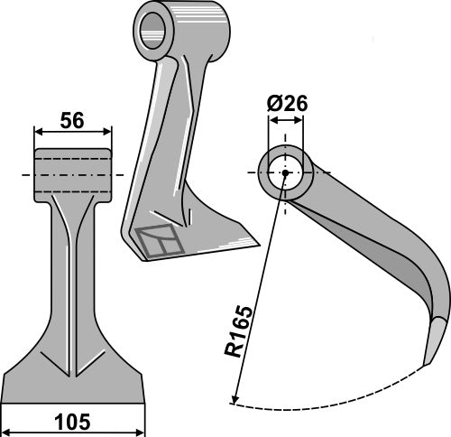 Hammerschlegel 105x56mm
