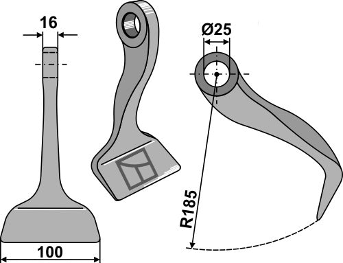 Hammerschlegel 100x16mm