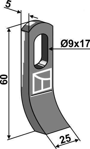 Schlegel 60x25mm