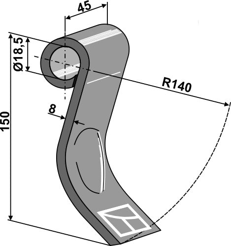 Schlegel 150x45mm