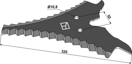 Ladewagenmesser 320mm