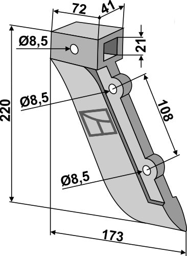 Metall-Säschar für Becker