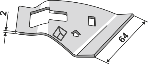 Abstreifer - links