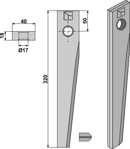 Kreiseleggenzinken für HR 1000-Serie - 52503700